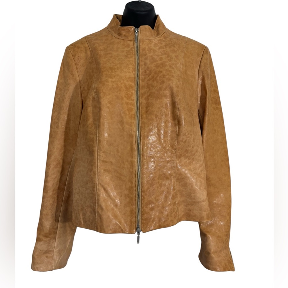 Danier Camel colour Leather Jacket